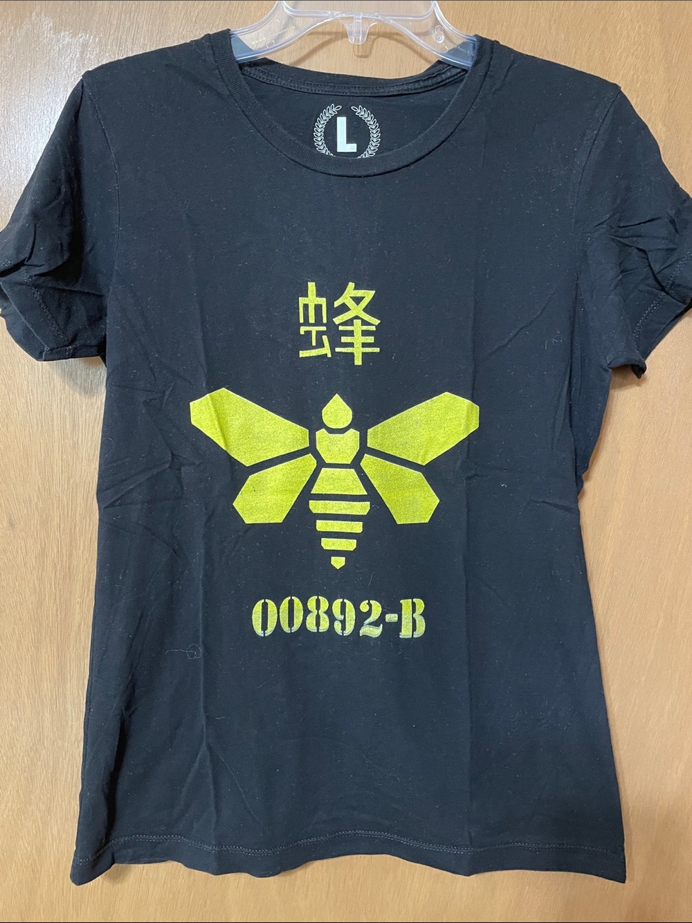 Black Graphic Bee Short-Sleeve Tee - Women's